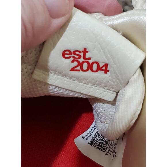 Nike Air Force 1 Premium Goods Women’s 8 Cream Beaded Swoosh DV2957‑200 - Picture 9 of 11